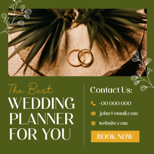 Boho Wedding Planner Instagram Post Image Preview