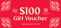 Good Fortune Lunar Year Gift Certificate Image Preview