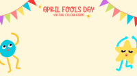 April Fools Day Zoom Background Design
