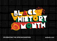Celebrating African Diaspora Postcard Image Preview