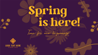 Spring New Beginnings Facebook event cover Image Preview