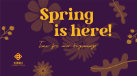 Spring New Beginnings Facebook event cover Image Preview