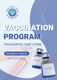 Vaccine Bottles Immunity Poster Design