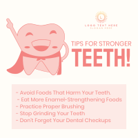 Stronger Teeth Instagram post Image Preview