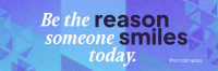 Geometric Positive Message Twitter Header Preview