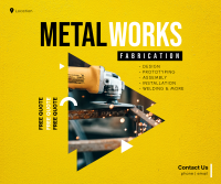 Metal Works Facebook Post Design