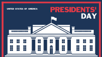 Presidential White House Zoom Background Design