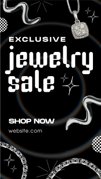 Y2k Jewelry Sale Facebook Story Design