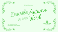 Minimalist Autumn Season  Animation Preview