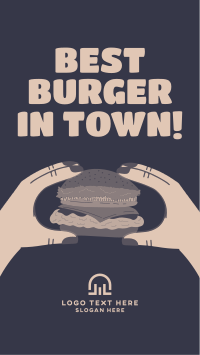 B1T1 Burgers Facebook Story Design