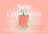 New Perfume Collection Postcard Design