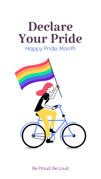 Declare Your Pride Facebook story Image Preview