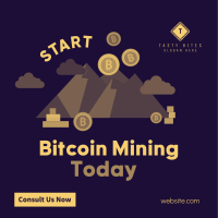 Bitcoin Mountain Instagram post Image Preview