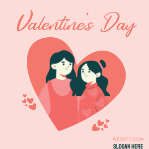 Valentine Couple Instagram post Image Preview