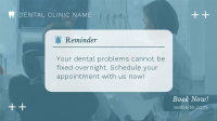 Dental Appointment Reminder Animation Design