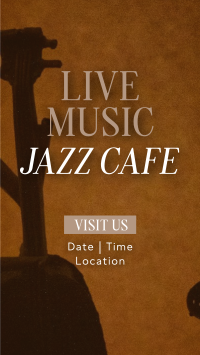 Cafe Jazz Instagram Story Design
