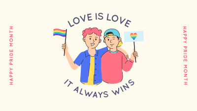 Love is Love Facebook event cover Image Preview