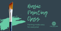 Basic Painting Class Facebook Ad Preview