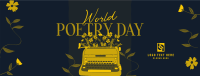 Vintage World Poetry Facebook cover Image Preview