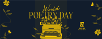 Vintage World Poetry Facebook cover Image Preview