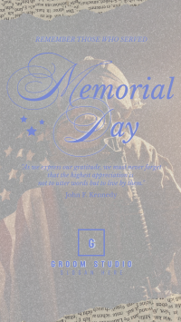 Rustic Memorial Day Instagram reel Image Preview