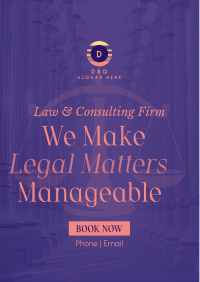 Making Legal Matters Manageable Flyer Image Preview