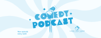 Comedy Podcast Facebook Cover Design