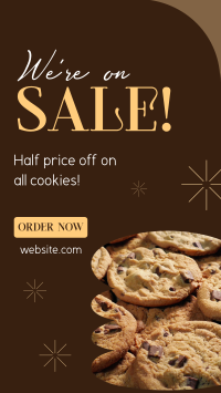 Baked Cookie Sale Facebook Story Image Preview