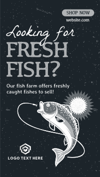 Fresh Fish Farm TikTok Video Design