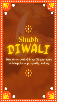 Peaceful Diwali Greeting TikTok Video Preview