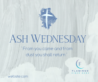 Ash Wednesday Celebration Facebook Post Design