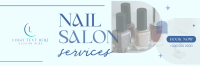 Fancy Nail Service Twitter Header Design