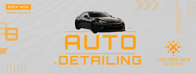 Auto Detailing Facebook cover Image Preview