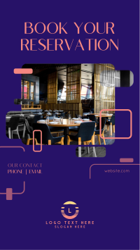Restaurant Booking Facebook Story Design