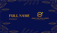 Elegant Leaves Business Card Image Preview