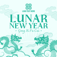 Oriental Lunar New Year Instagram post Image Preview