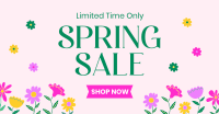 Celebrate Spring Sale Facebook Ad Design