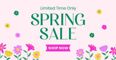 Celebrate Spring Sale Facebook ad Image Preview