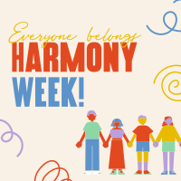 United Harmony Week Instagram Post Design