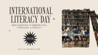 International Literacy Day Animation Image Preview