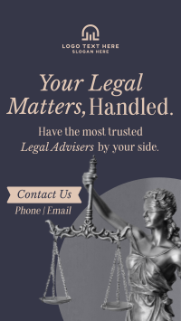 Legal Services Consultant Facebook Story Design