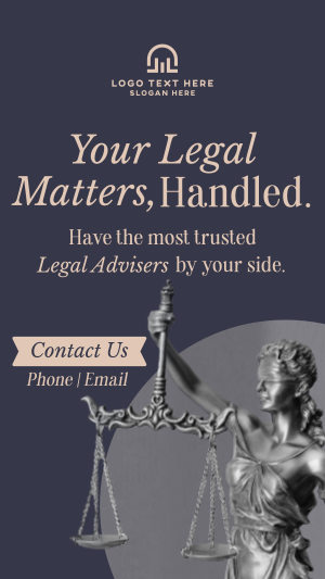 Legal Services Consultant Facebook story Image Preview