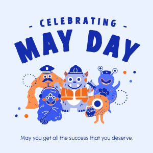 Celebrate May Day Instagram post Image Preview