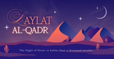 Laylat al-Qadr Desert Facebook ad Image Preview