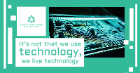 Technology Circuit Board Facebook Ad Design