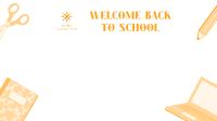 School Supplies Zoom Background Image Preview