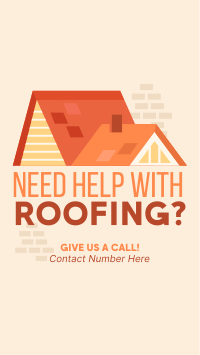 Roof Construction Services Instagram Reel Design