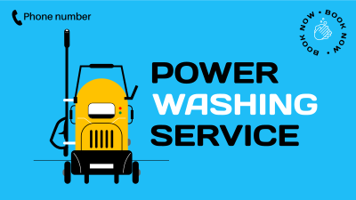 Pressure Wash Machine Facebook event cover Image Preview