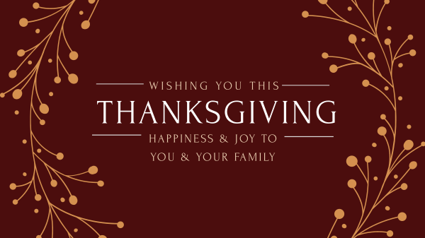 Thanksgiving Greeting Facebook Event Cover Design Image Preview