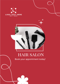 Hair Salon Appointment Poster Design